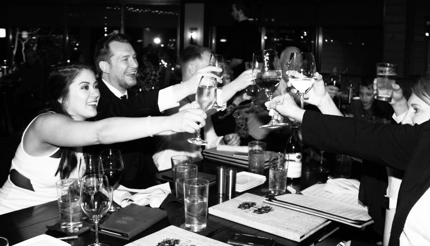 A Toast to the Bride and Groom (Wedding Photography)